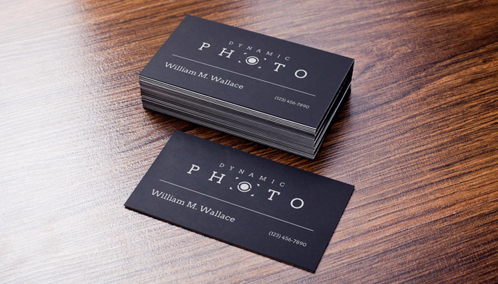 GotPrint Black and White Business Cards